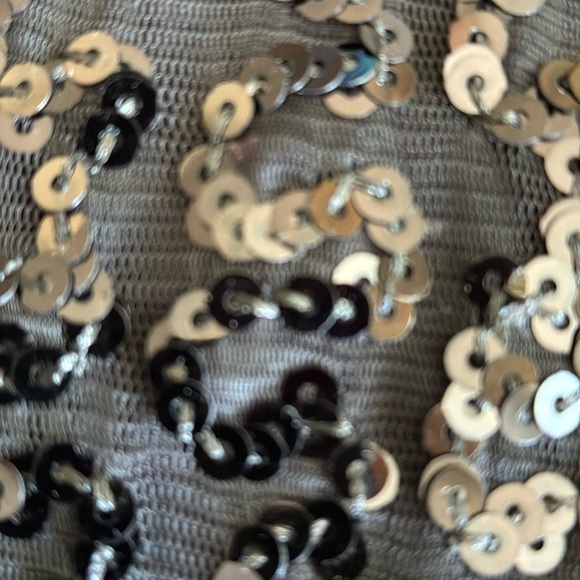 DIVA sleek & sassy sequined racer back tank tee  . M EUC - Picture 7 of 14